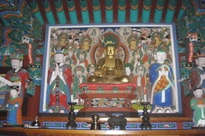 진도 쌍계사 시왕전 목조지장보살상(전라남도 유형문화재)
